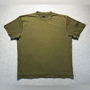 Rawgear Oversized T-Shirt Large Olive Green Heavyweight Gym Streetwear
